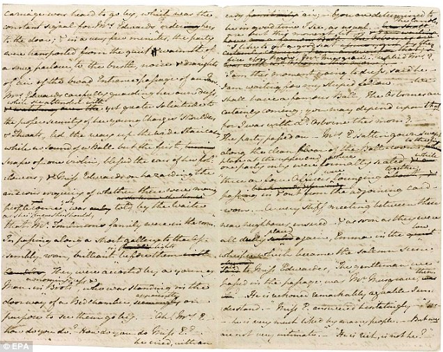 Manuscrito Jane Austen